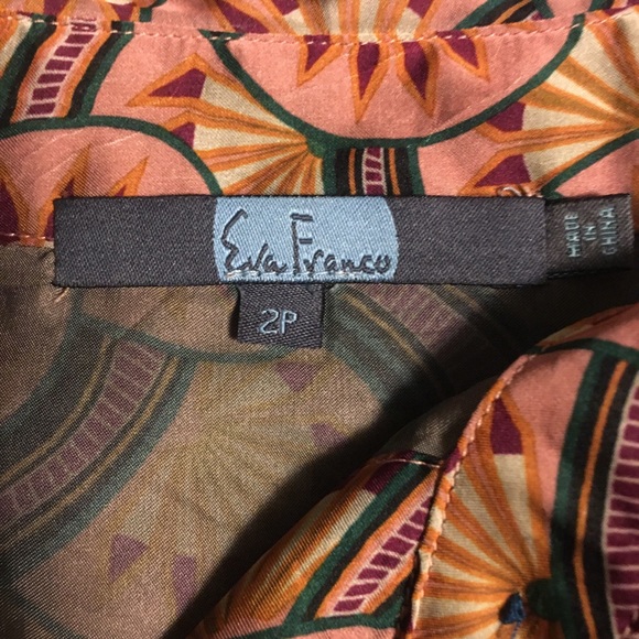 Eva Franco Edeline Abstract Shirtdress Size 2P - Picture 13 of 16